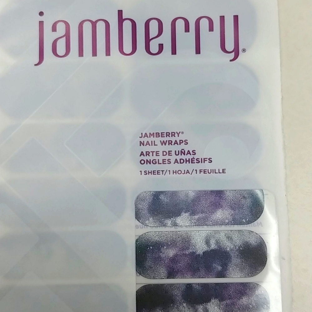 Jamberry Cosmos 0317 space nail wrap nail set